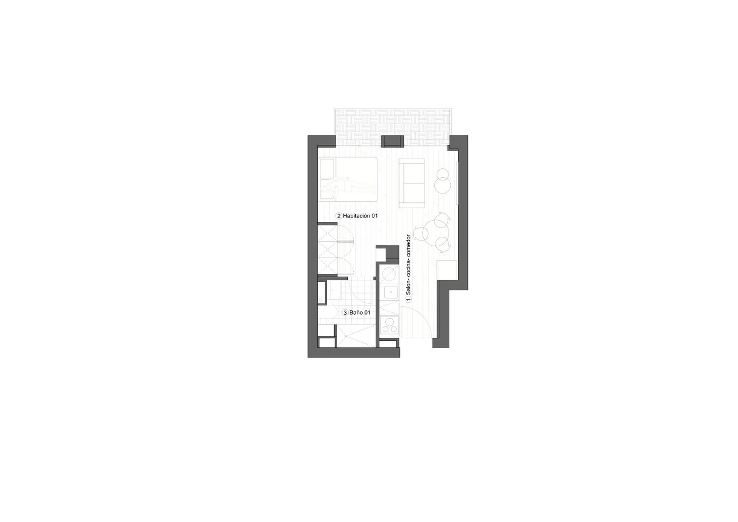 Estudio en Calle de Teruel, Cuatro Caminos - Foto 17