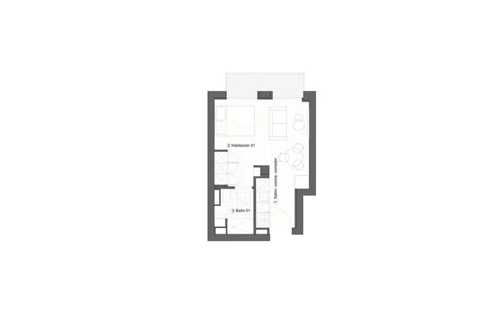Estudio en Calle de Teruel, Cuatro Caminos - Foto 17