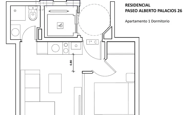 Estudio en Paseo de Alberto Palacios, 26, Villaverde Alto - Foto 2