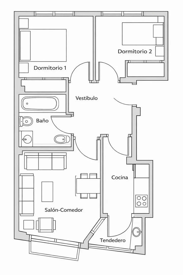 Piso en calle Solana de Luche, 28 - Foto 7