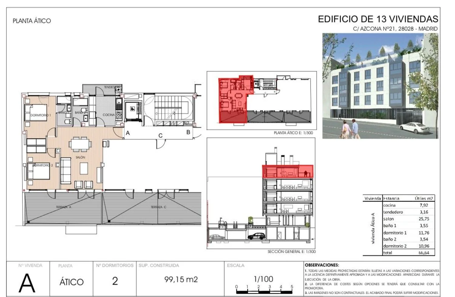 Ático en calle de Azcona, 21 - Foto 37