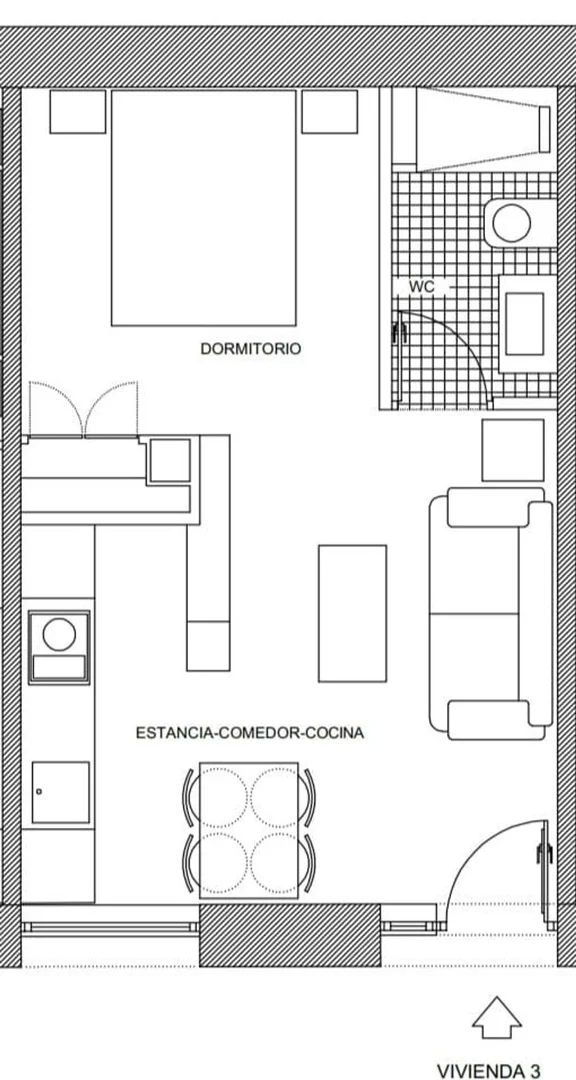Estudio en calle de Fernán González, 79 - Foto 14