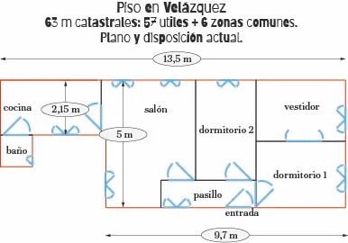 Piso de 63 m² en Calle Velázquez 111 (Distrito Salamanca) - Foto 15
