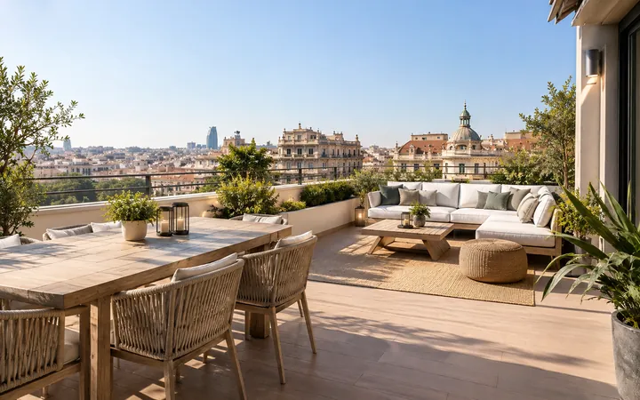 Ático duplex con terraza enorme en el centro de Barcelona  - Foto 1
