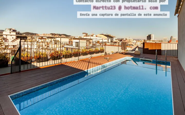 Piso exterior con piscina Barcelona  - Foto 1