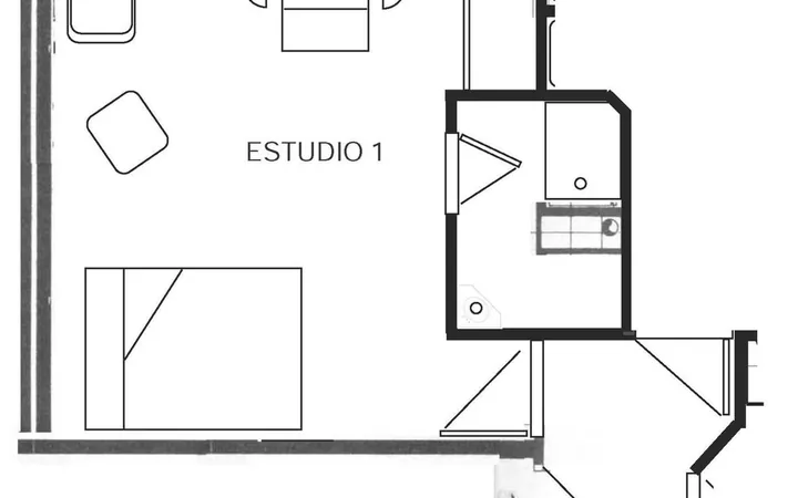 Estudio en Avenida de Burgos, 35, Castilla - Foto 1