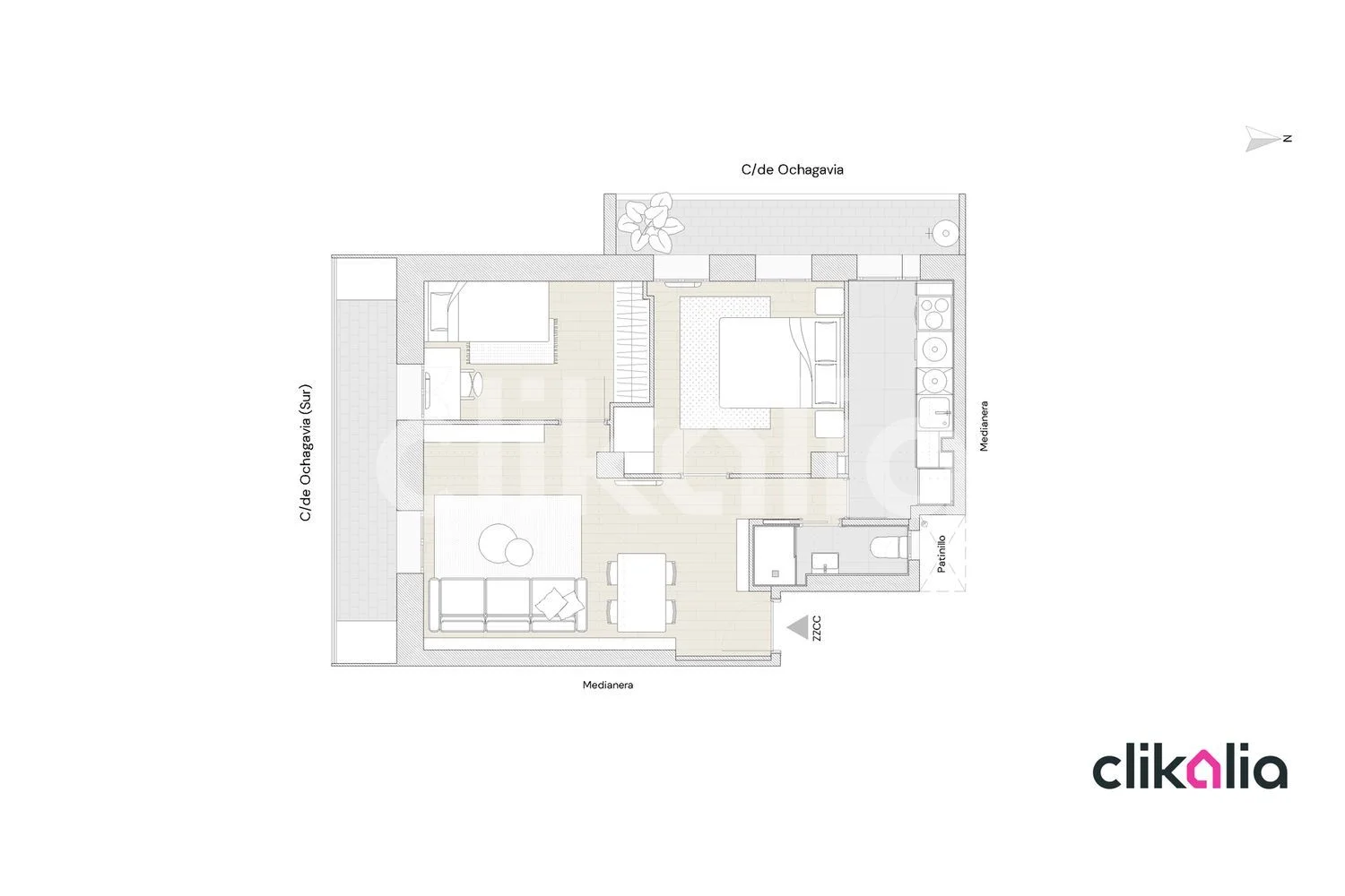 Piso en calle de Ochagavia - Foto 16