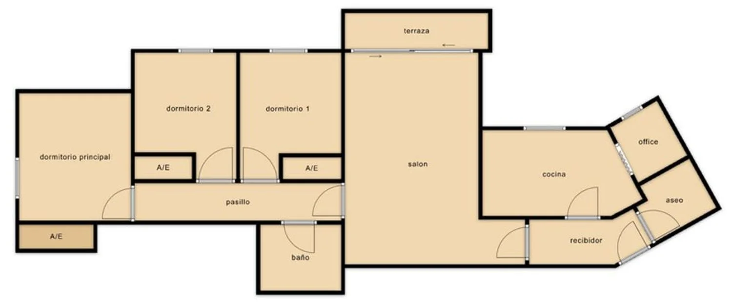 Piso en calle Saliente, 1 - Foto 1