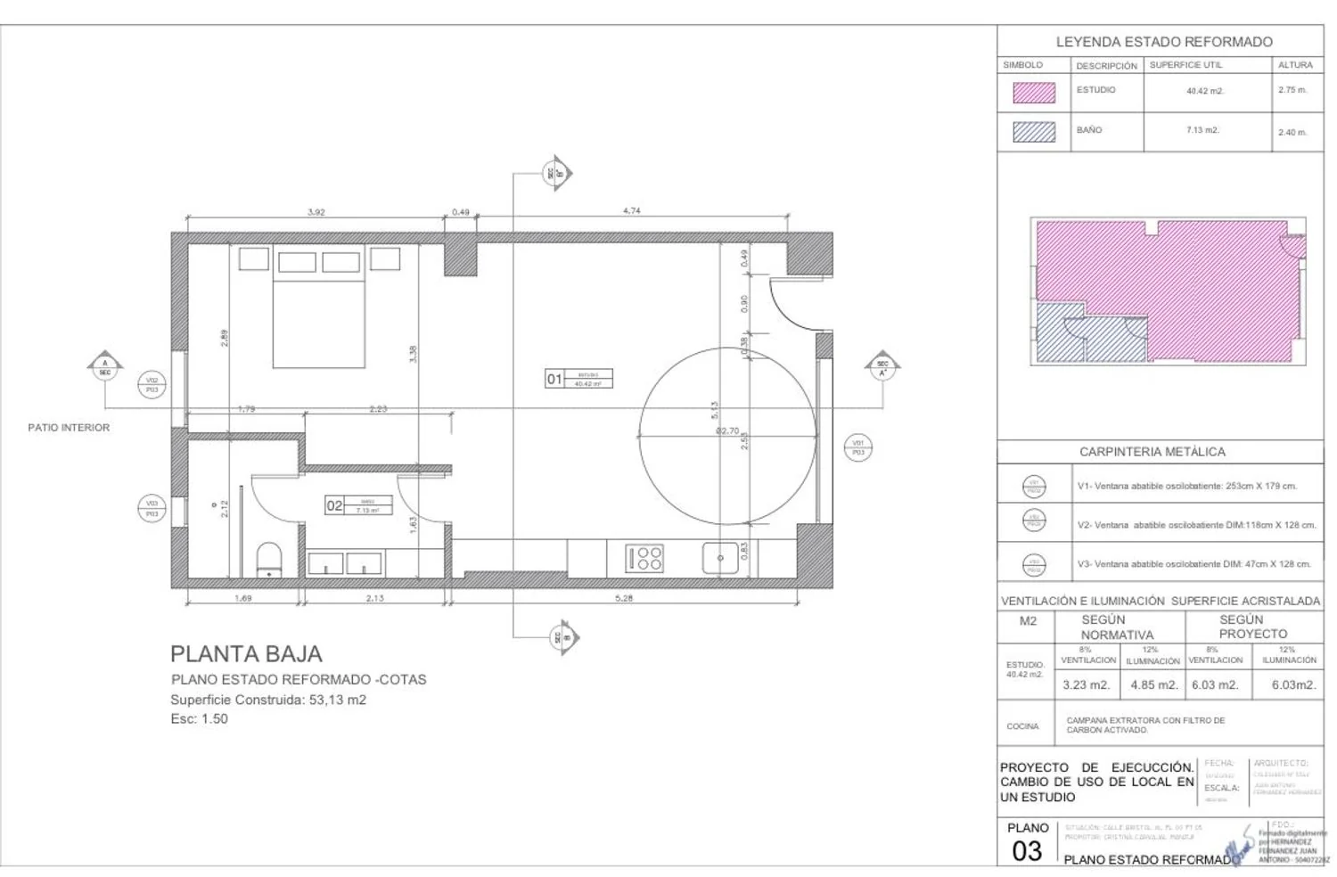 Estudio en Calle de Brístol, 5, Guindalera - Foto 8