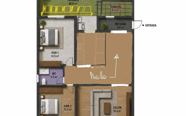 Piso en San Diego, San Diego - Foto 17