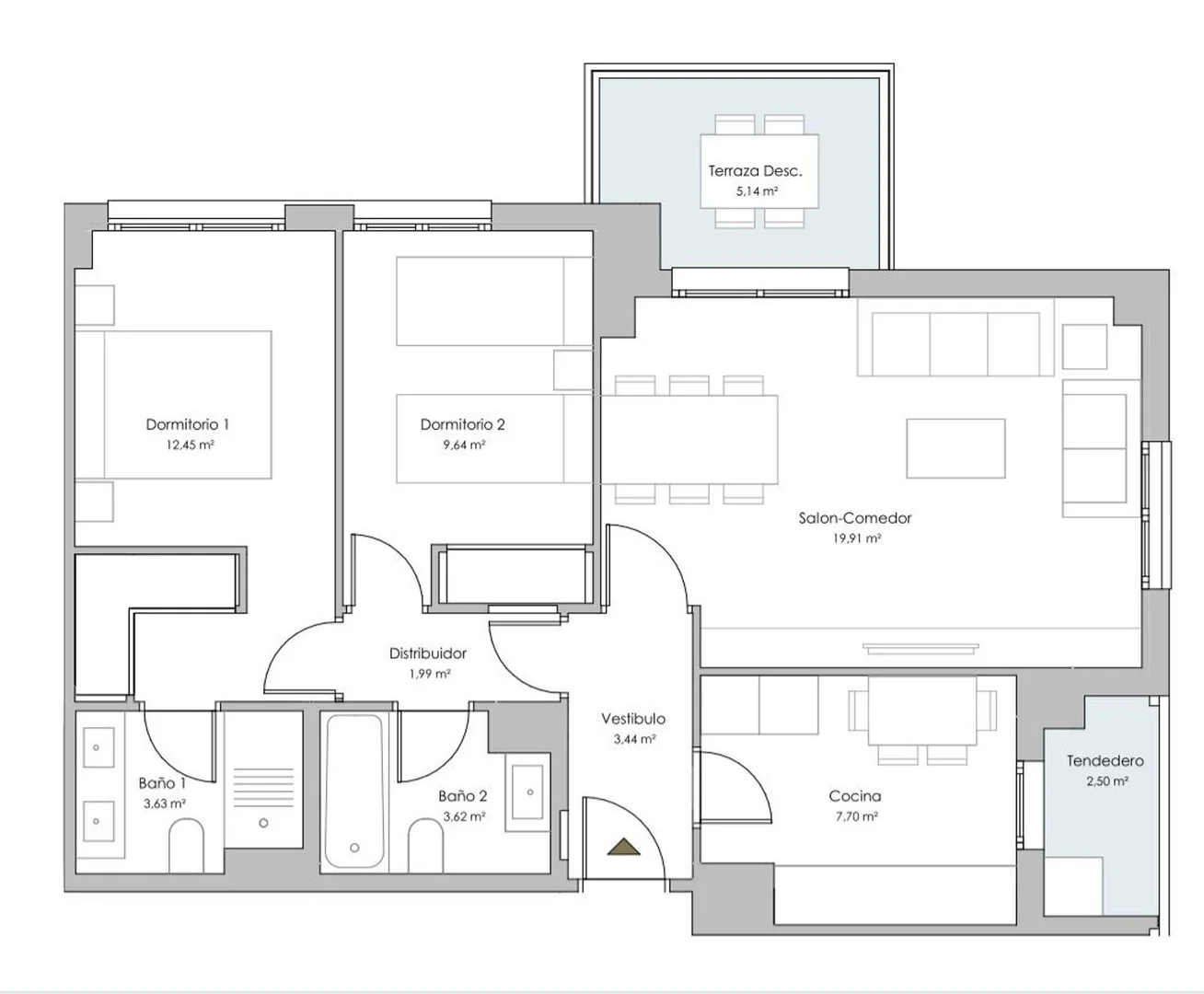 Piso en calle de Josefina Aldecoa, 90 - Foto 4