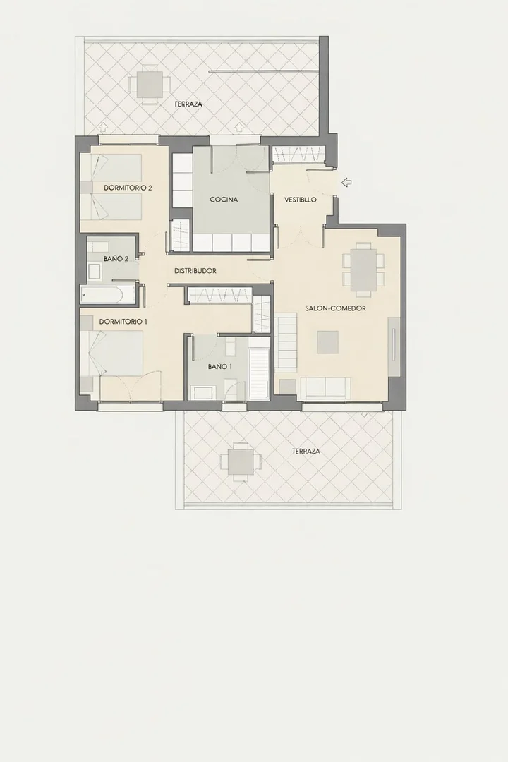 Ático en calle de Vilar de Donas, 9