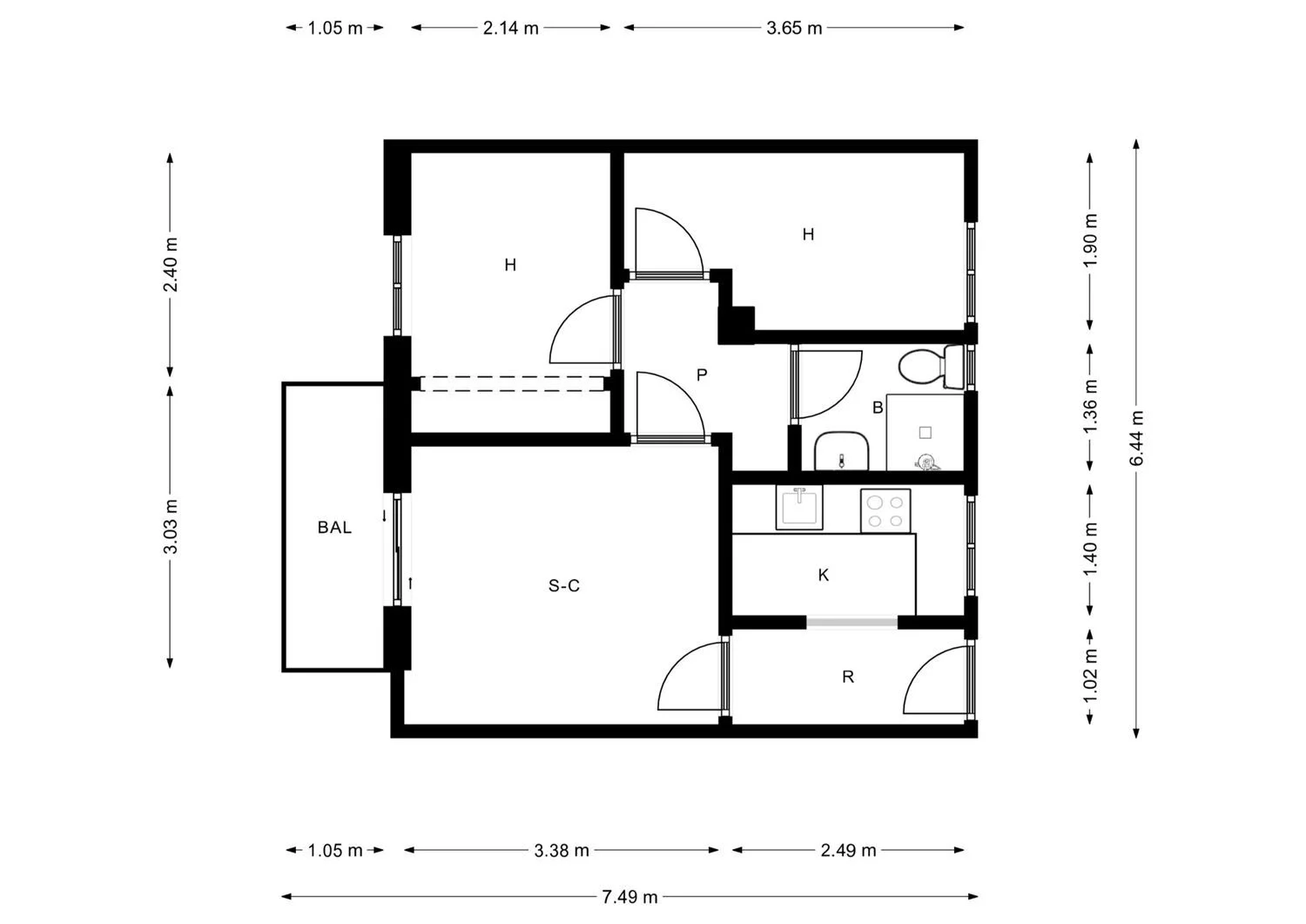 Piso en Barrio Palomeras sureste - Foto 32
