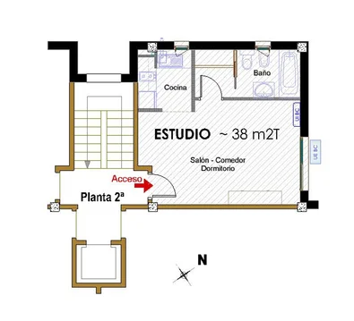 Estudio en Barrio Concepción - Foto 7