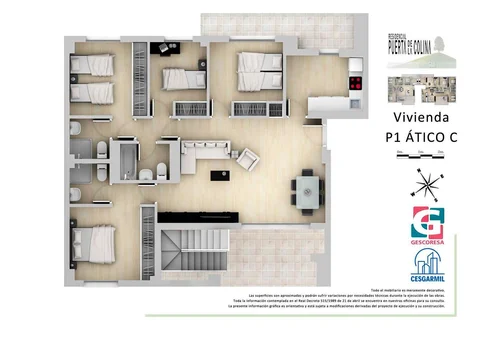 Ático en avenida Provisional Ahijones Nueve, 90 - Foto 1