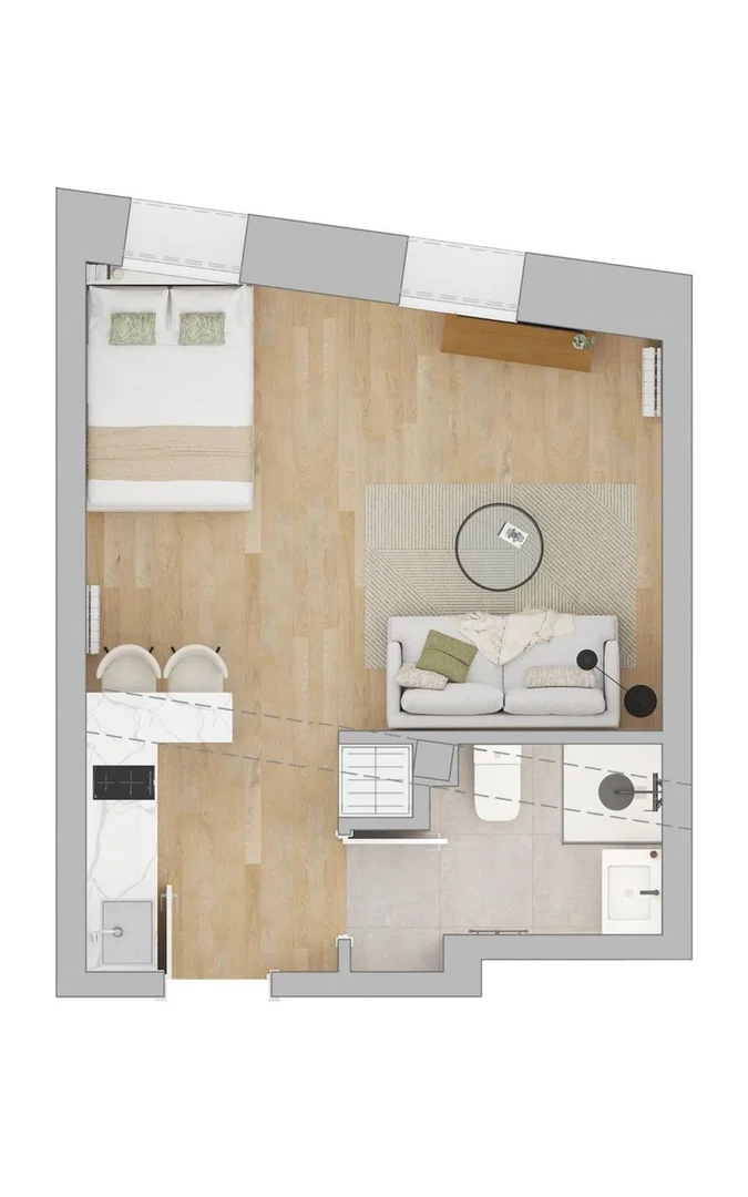 Estudio en calle de Ceferino Rodríguez, 17 - Foto 14