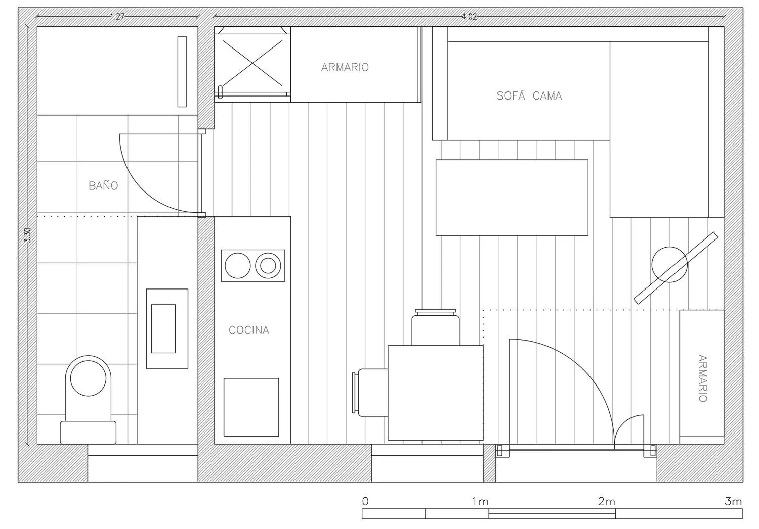 Estudio en Calle Fernando Díaz de Mendoza, 20, Comillas - Foto 7
