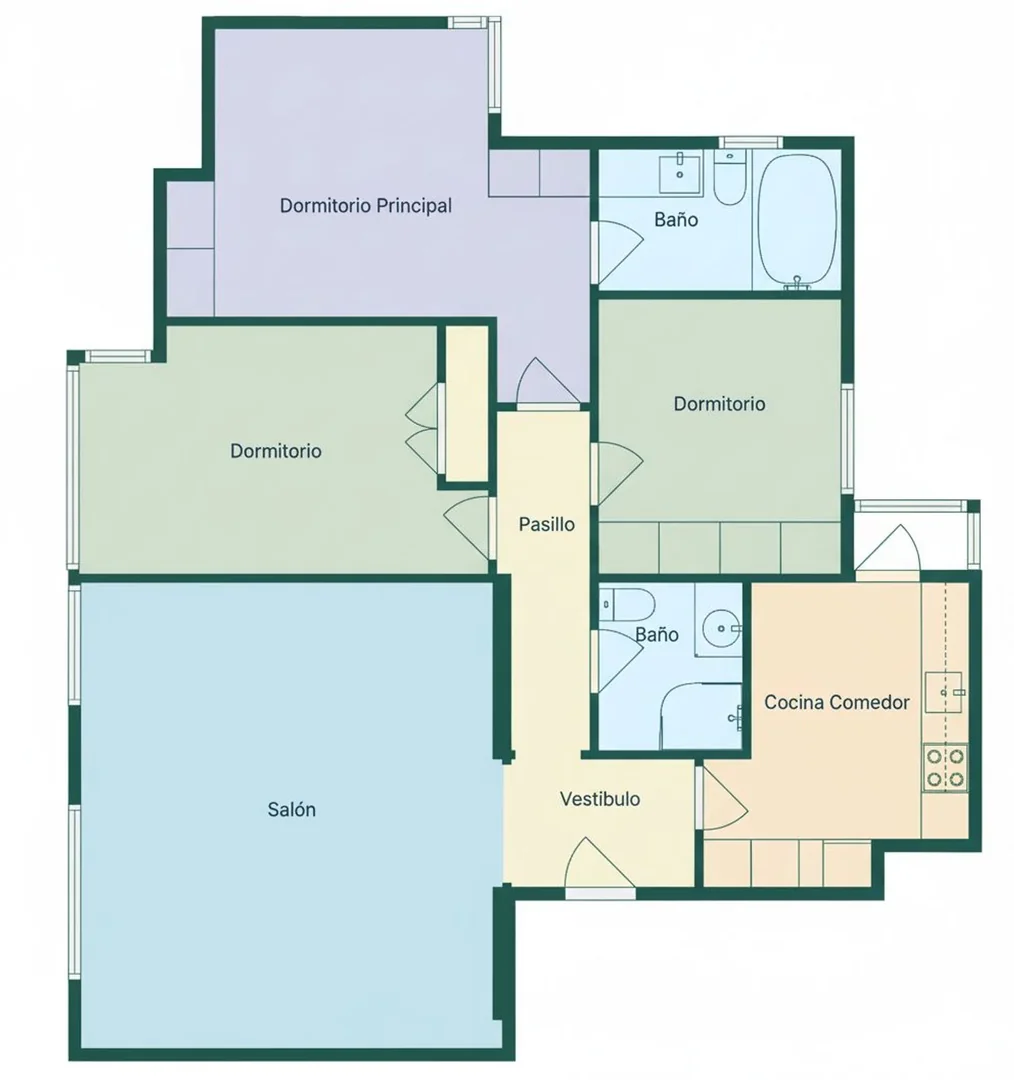 Piso en Calle de José Bergamín, 48, Marroquina - Foto 28