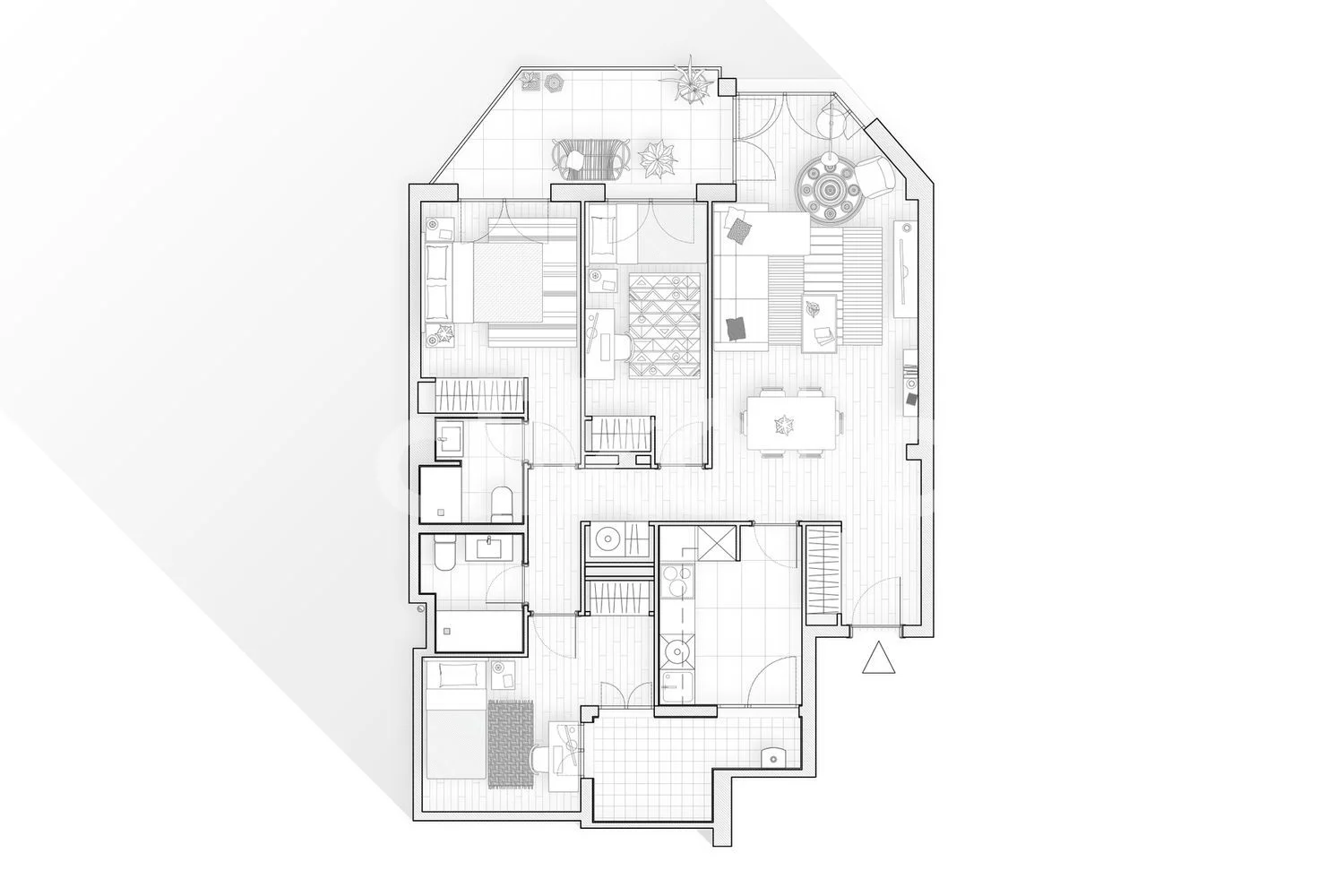 Piso en calle de Trafalgar - Foto 54