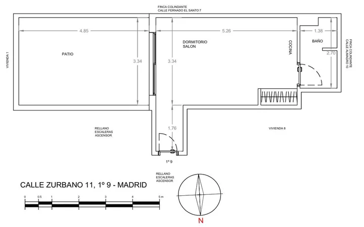 Estudio en Calle de Zurbano, 11, Almagro - Foto 12