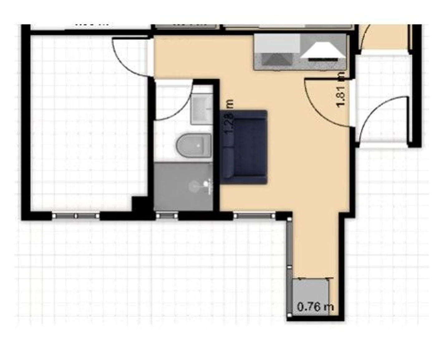 Estudio en Calle de Ángel Múgica, 19, Tres Olivos - Valverde - Foto 7