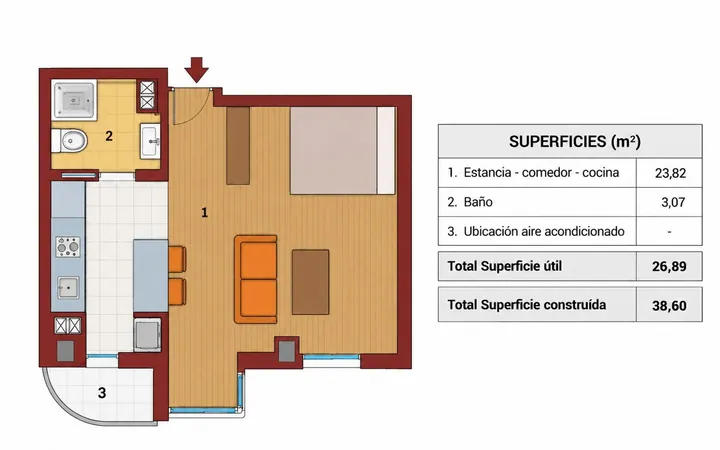 Estudio en Avenida de la Gran Vía del Sureste, 29, Ensanche de Vallecas - La Gavia - Foto 11