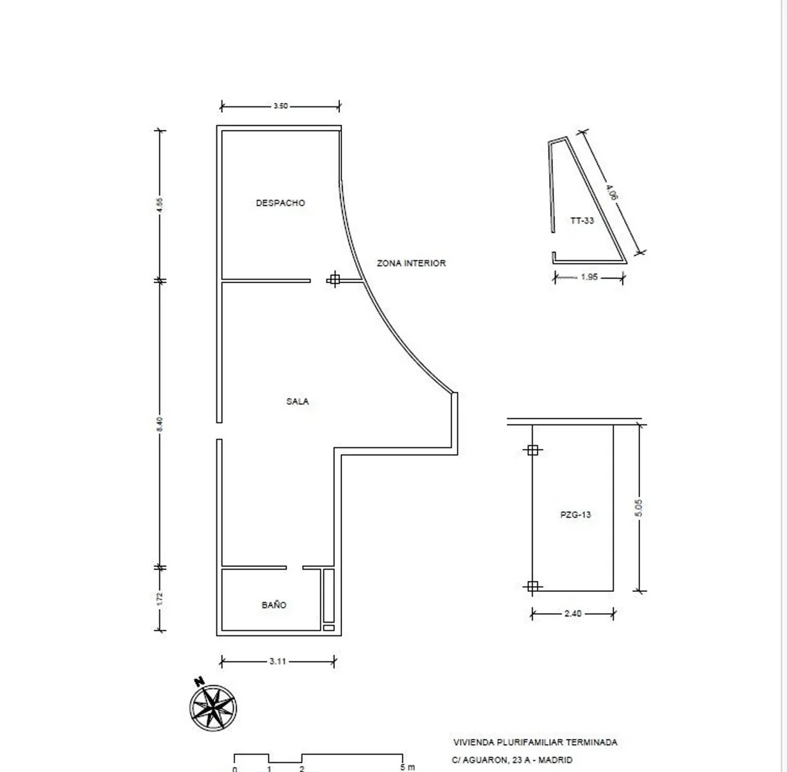 Estudio en Calle de Aguarón, 23, Valdemarín - Foto 10