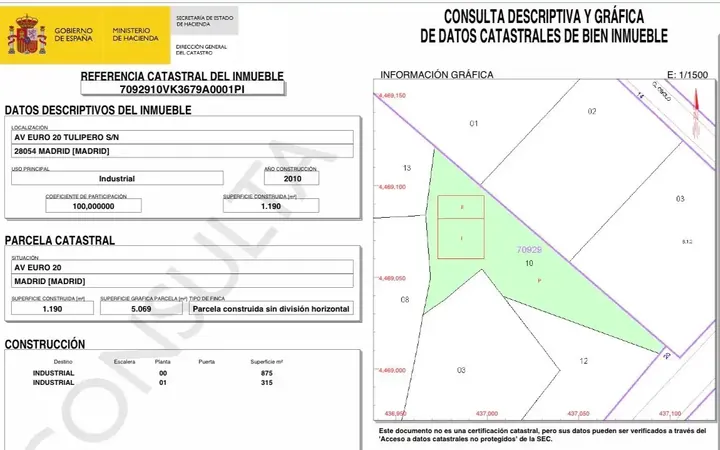 Terreno Industrial en  Avenida del Euro 20 - Foto 1