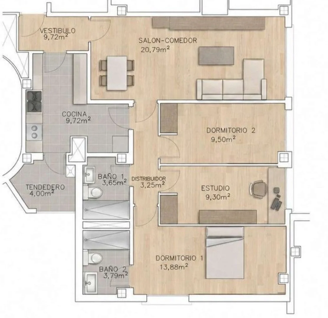 Piso en Calle Castillo de Candanchú, 4, Las Tablas - Foto 25