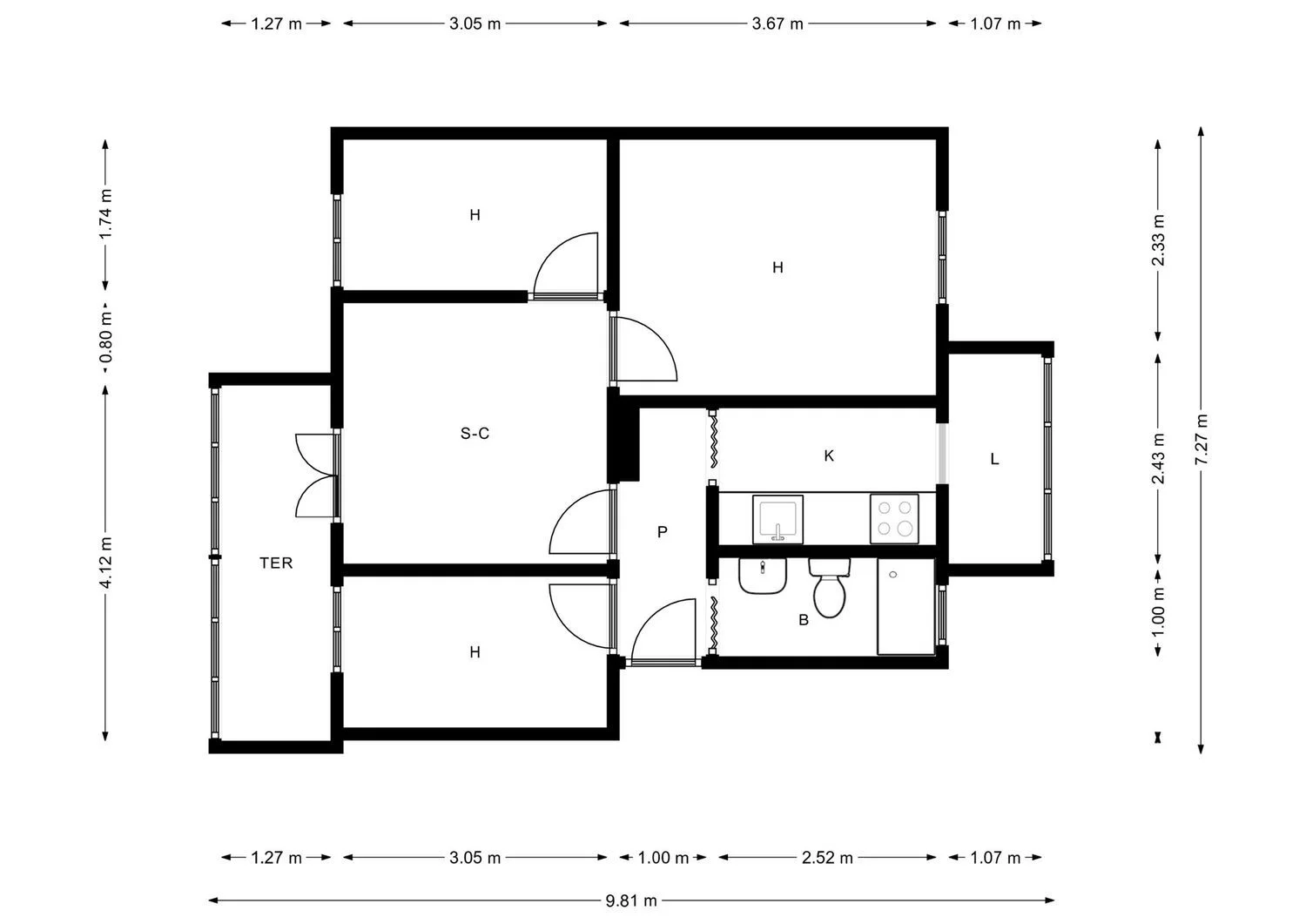 Piso en Barrio Palomeras sureste - Foto 43