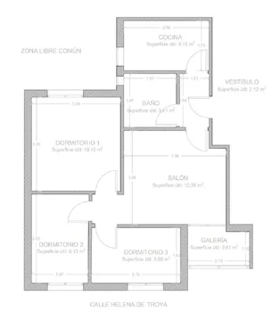 Piso en calle Helena de Troya, 27 - Foto 1