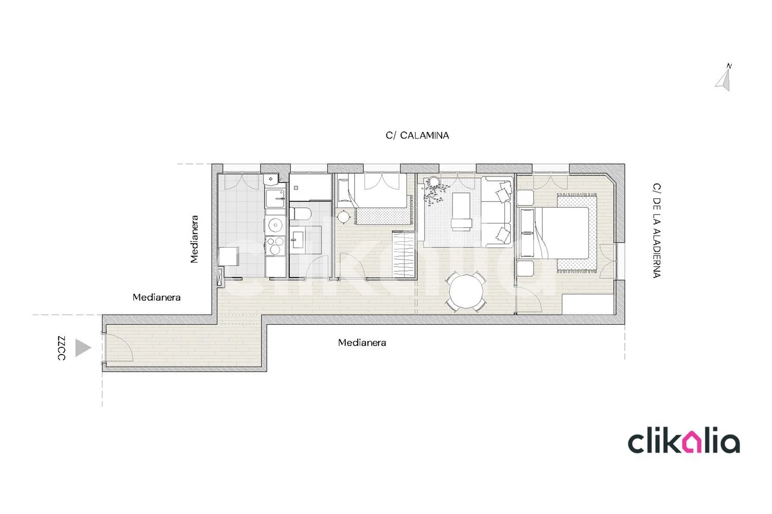 Piso en calle Calamina - Foto 27