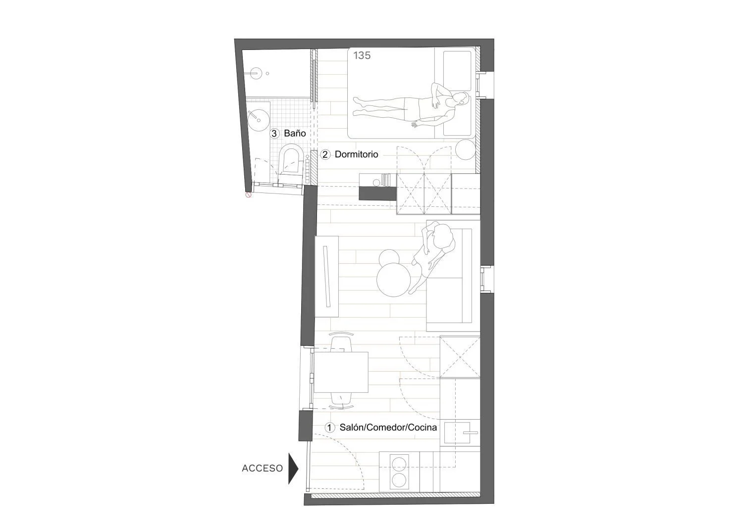 Estudio en calle de Rodrigo de Guevara - Foto 39