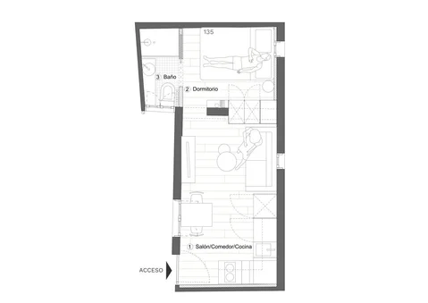 Estudio en calle de Rodrigo de Guevara - Foto 40