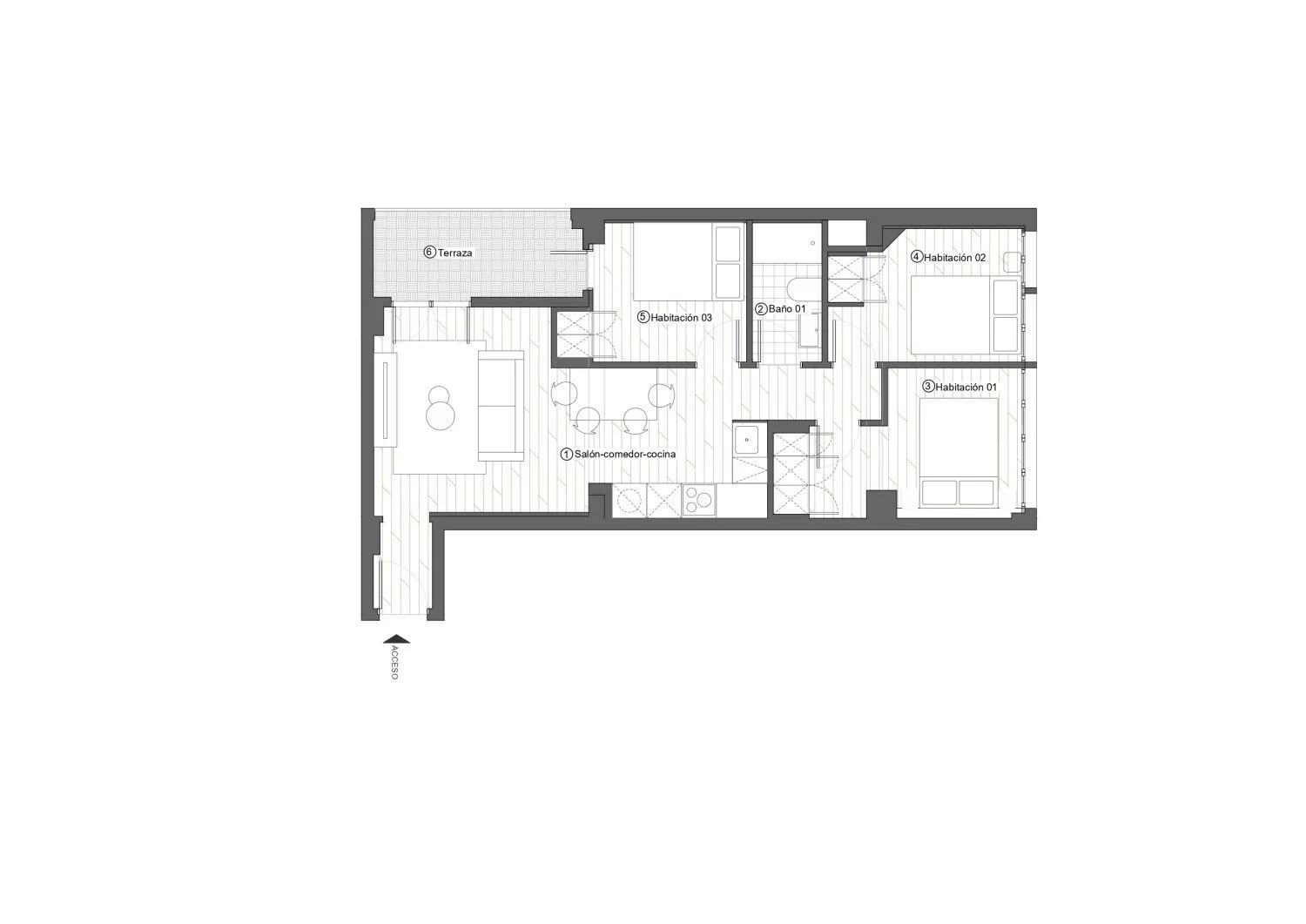 Piso en avenida de Monforte de Lemos - Foto 76