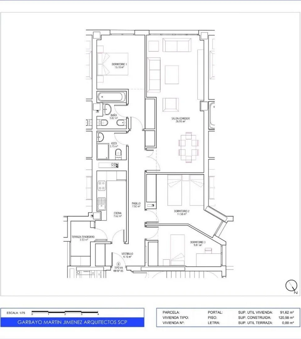 Piso en calle de Valderribas, 46