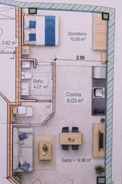 Estudio en plaza de España, 10 - Foto 1