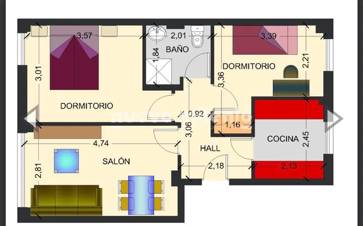 Piso en M., 39, Lucero - Foto 1